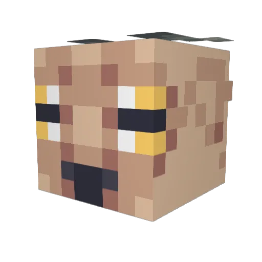 MrGoaty Minecraft avatar head, 3D render