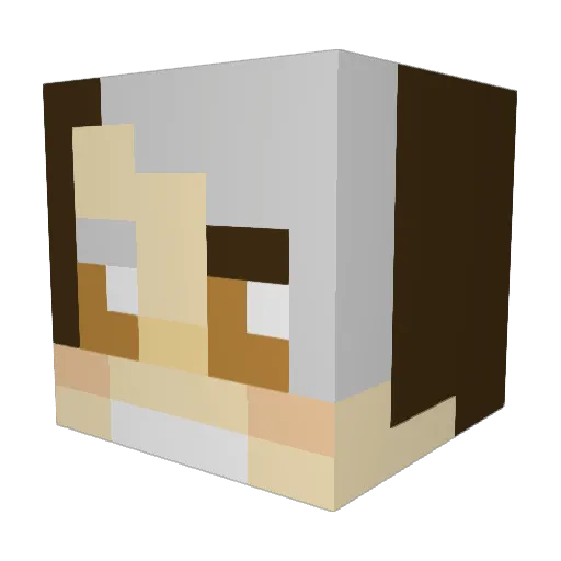 MrGoblini Minecraft avatar head, 3D render