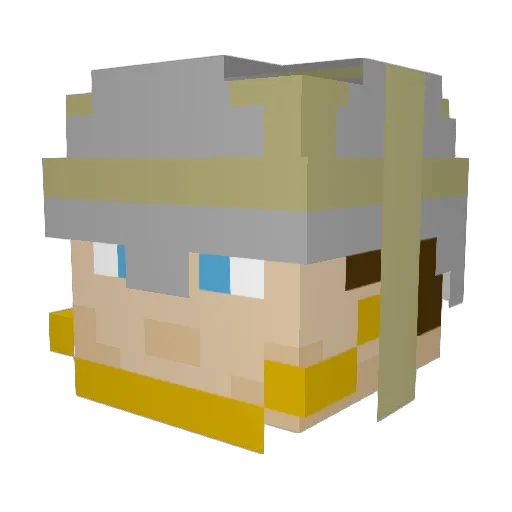 MrGonkMigwig Minecraft avatar head, 3D render