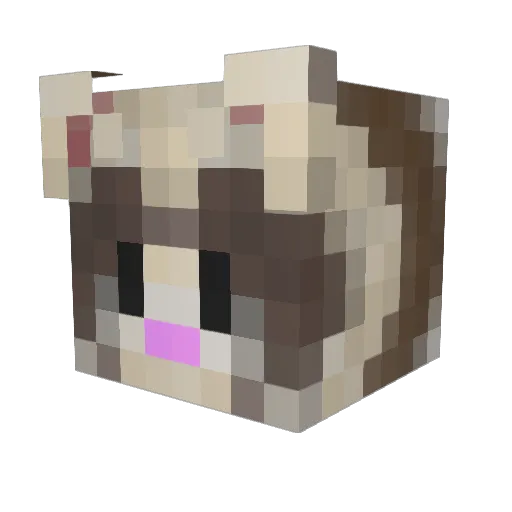 MrGorenyReal Minecraft avatar head, 3D render
