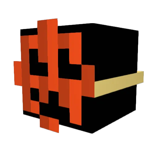 MrGr4unchy Minecraft avatar head, 3D render