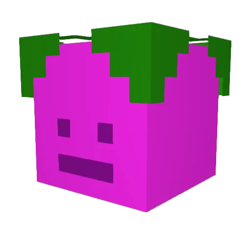 MrGraype Minecraft avatar head, 3D render