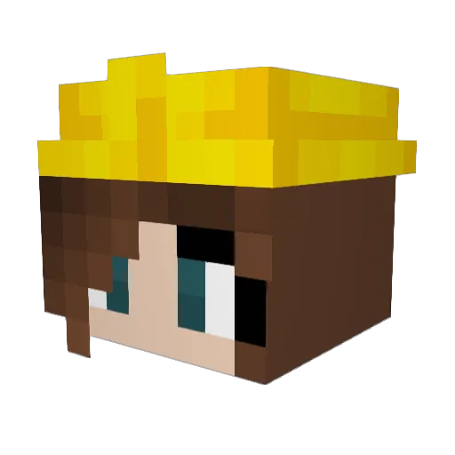 MrGreen385 Minecraft avatar head, 3D render