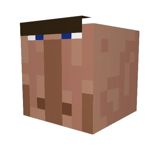 MrGreenPG Minecraft avatar head, 3D render