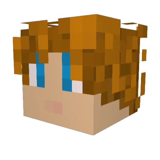 MrGreenScout Minecraft avatar head, 3D render