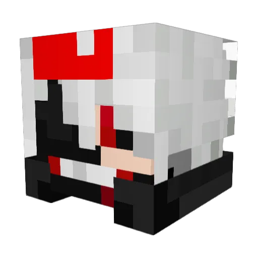 MrGrimm0 Minecraft avatar head, 3D render