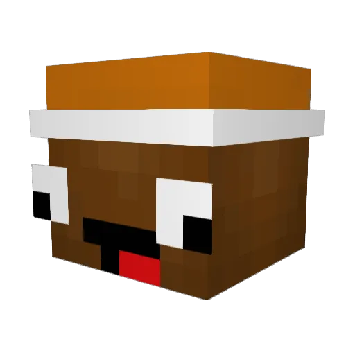 MrGuineaa Minecraft avatar head, 3D render