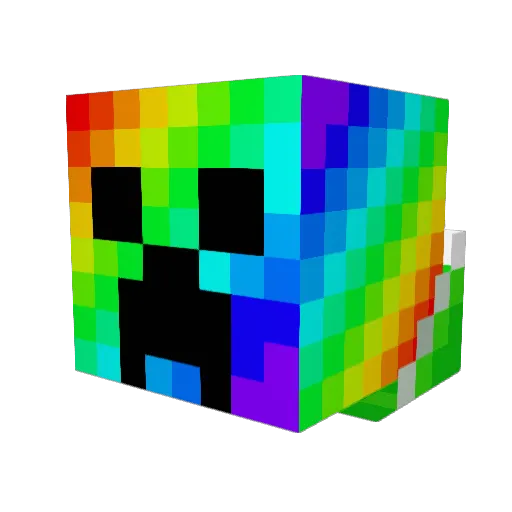 MrGunMan56 Minecraft avatar head, 3D render