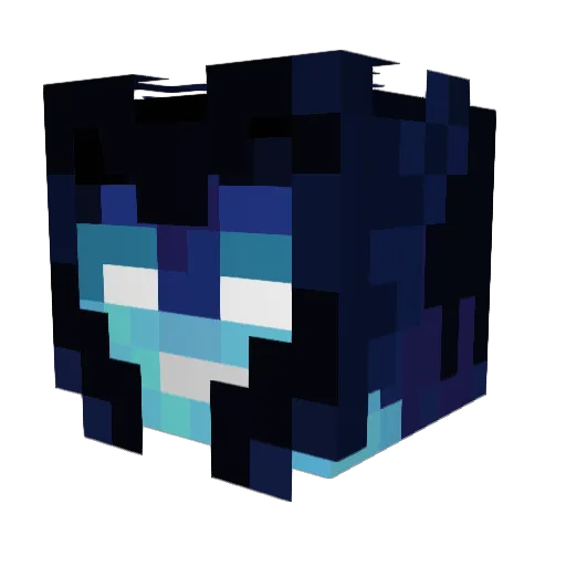 MrGus58 Minecraft avatar head, 3D render