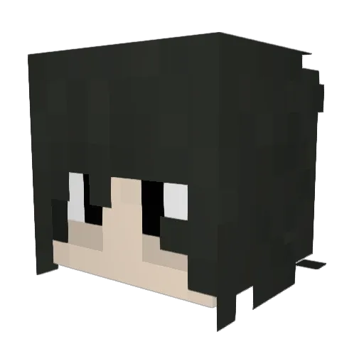 MrHahavis Minecraft avatar head, 3D render