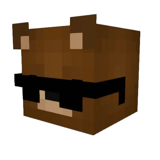 MrHakon Minecraft avatar head, 3D render