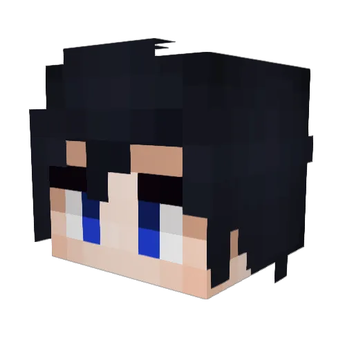 MrHamix Minecraft avatar head, 3D render