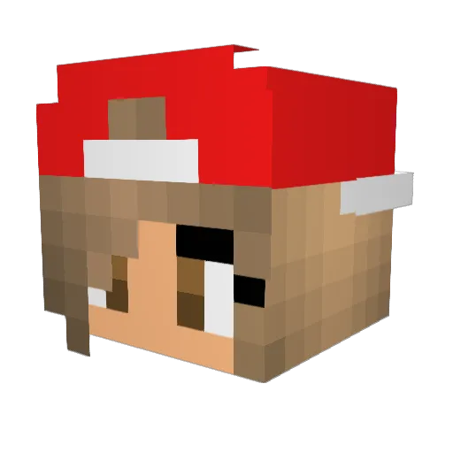 MrHander456 Minecraft avatar head, 3D render