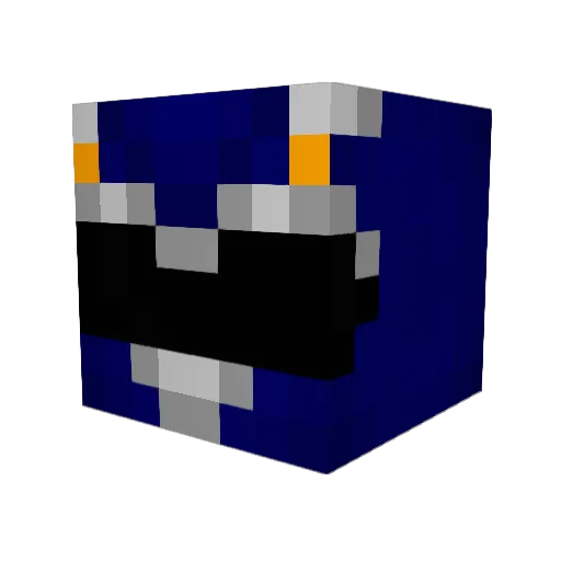 MrHappyOne Minecraft avatar head, 3D render