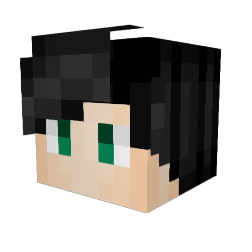 MrHappySmiles Minecraft avatar head, 3D render