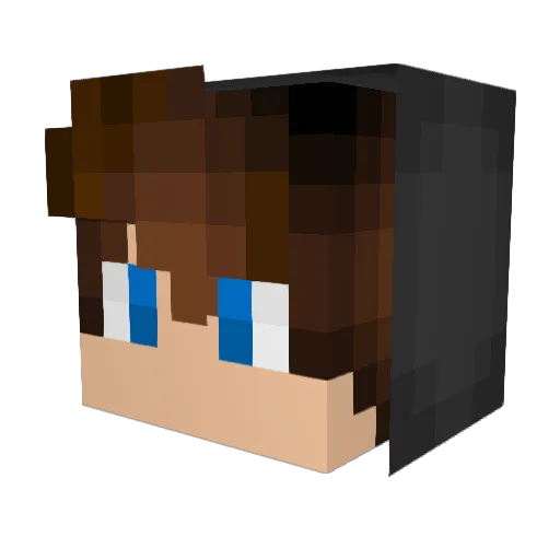 MrHardcoreYT Minecraft avatar head, 3D render