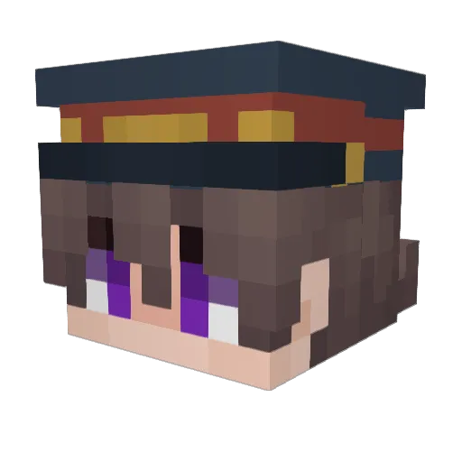 MrHarik Minecraft avatar head, 3D render