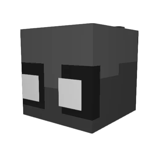 MrHasky Minecraft avatar head, 3D render