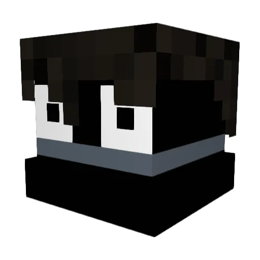 MrHatman2008 Minecraft avatar head, 3D render