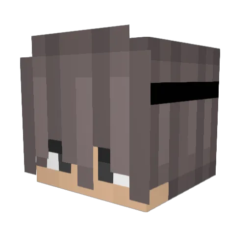 MrHazeKnock Minecraft avatar head, 3D render