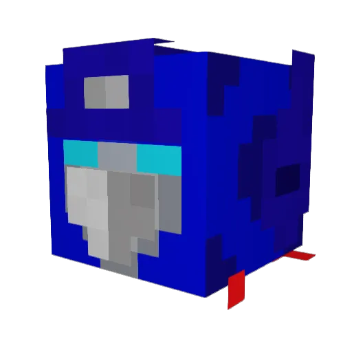 MrHeat101 Minecraft avatar head, 3D render