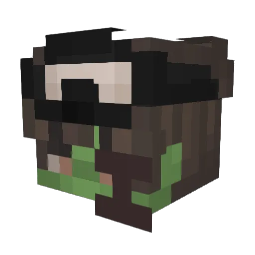 MrHellc1t Minecraft avatar head, 3D render