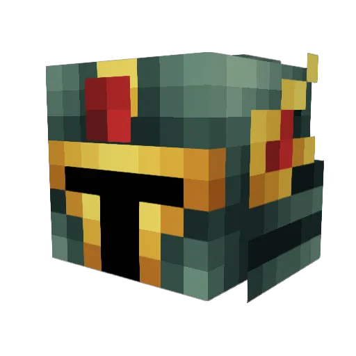 MrHoka Minecraft avatar head, 3D render
