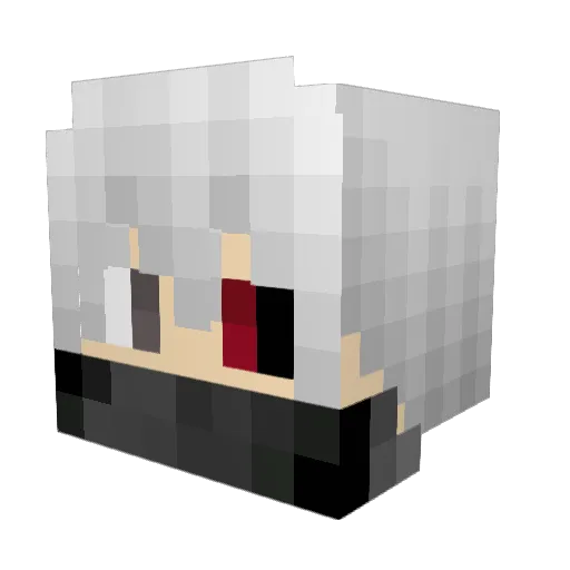 MrHollywoodHD Minecraft avatar head, 3D render