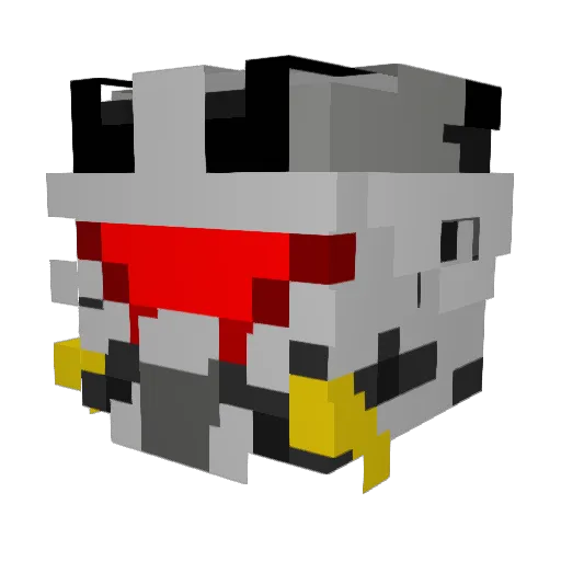 MrHonsel Minecraft avatar head, 3D render
