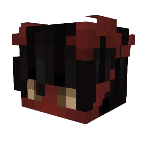 MrHoovy__ Minecraft avatar head, 3D render