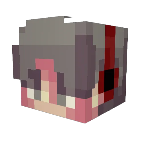 MrHovniven Minecraft avatar head, 3D render