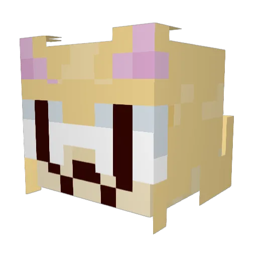 MrIdfk_ Minecraft avatar head, 3D render
