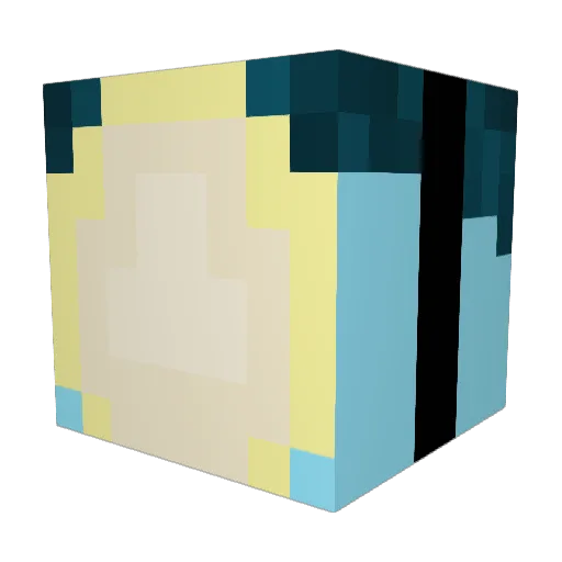 MrInnovative Minecraft avatar head, 3D render