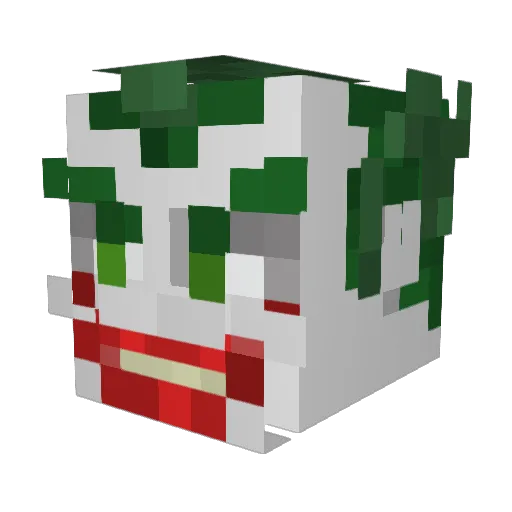 MrJ21 Minecraft avatar head, 3D render