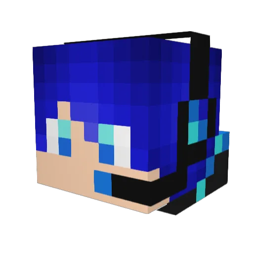 MrJLPD11 Minecraft avatar head, 3D render