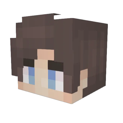 MrJMMJK Minecraft avatar head, 3D render