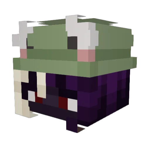 MrJabaka Minecraft avatar head, 3D render