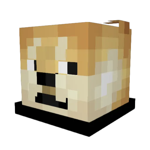 MrJack_ Minecraft avatar head, 3D render
