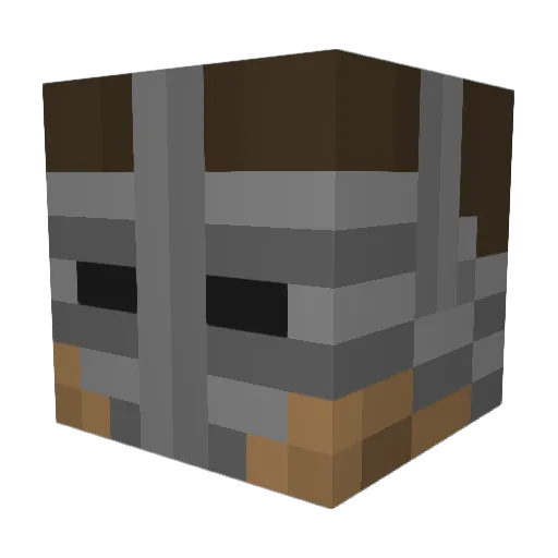 MrJacksonN Minecraft avatar head, 3D render