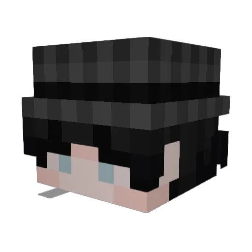 MrJammy Minecraft avatar head, 3D render