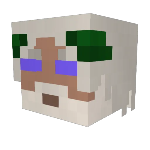 MrJandro Minecraft avatar head, 3D render