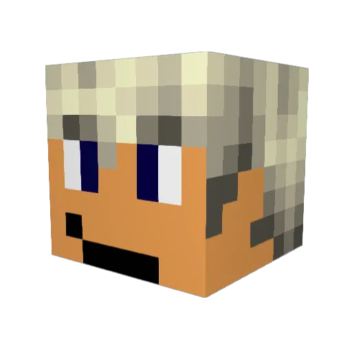 MrJayMaster Minecraft avatar head, 3D render