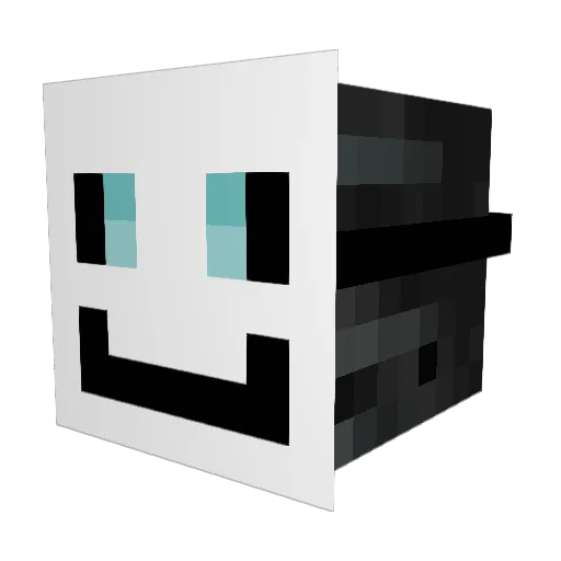 MrJeepz Minecraft avatar head, 3D render