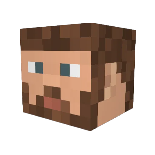 MrJeiEm Minecraft avatar head, 3D render