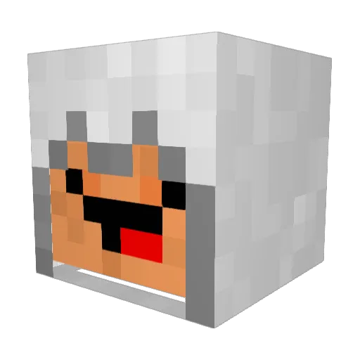 MrJellyFishZA Minecraft avatar head, 3D render
