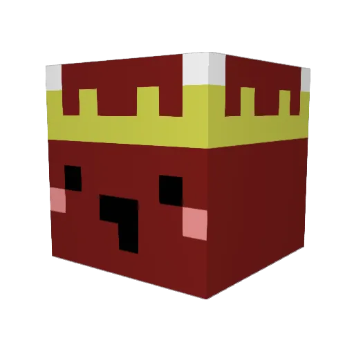MrJezusXx Minecraft avatar head, 3D render