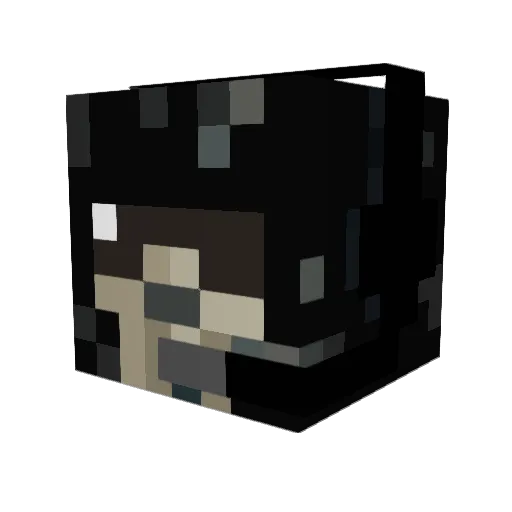 MrJezzar Minecraft avatar head, 3D render