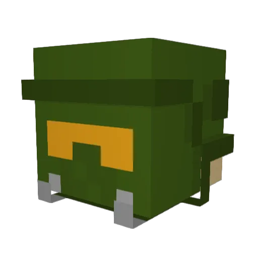 MrJiggly2001 Minecraft avatar head, 3D render