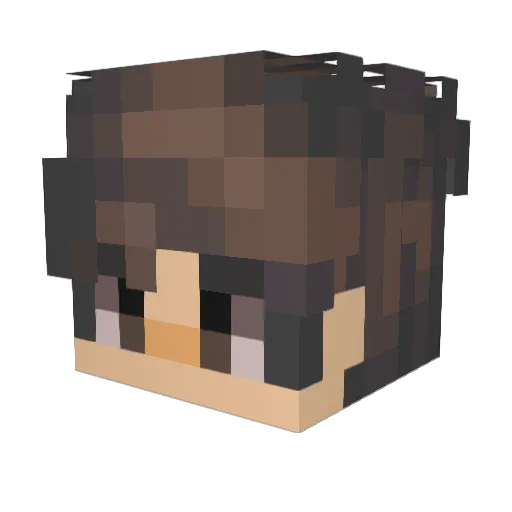MrJochem Minecraft avatar head, 3D render