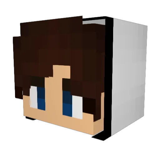 MrJones634 Minecraft avatar head, 3D render